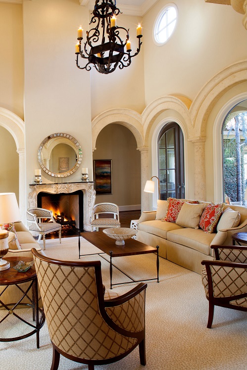 villa - living room